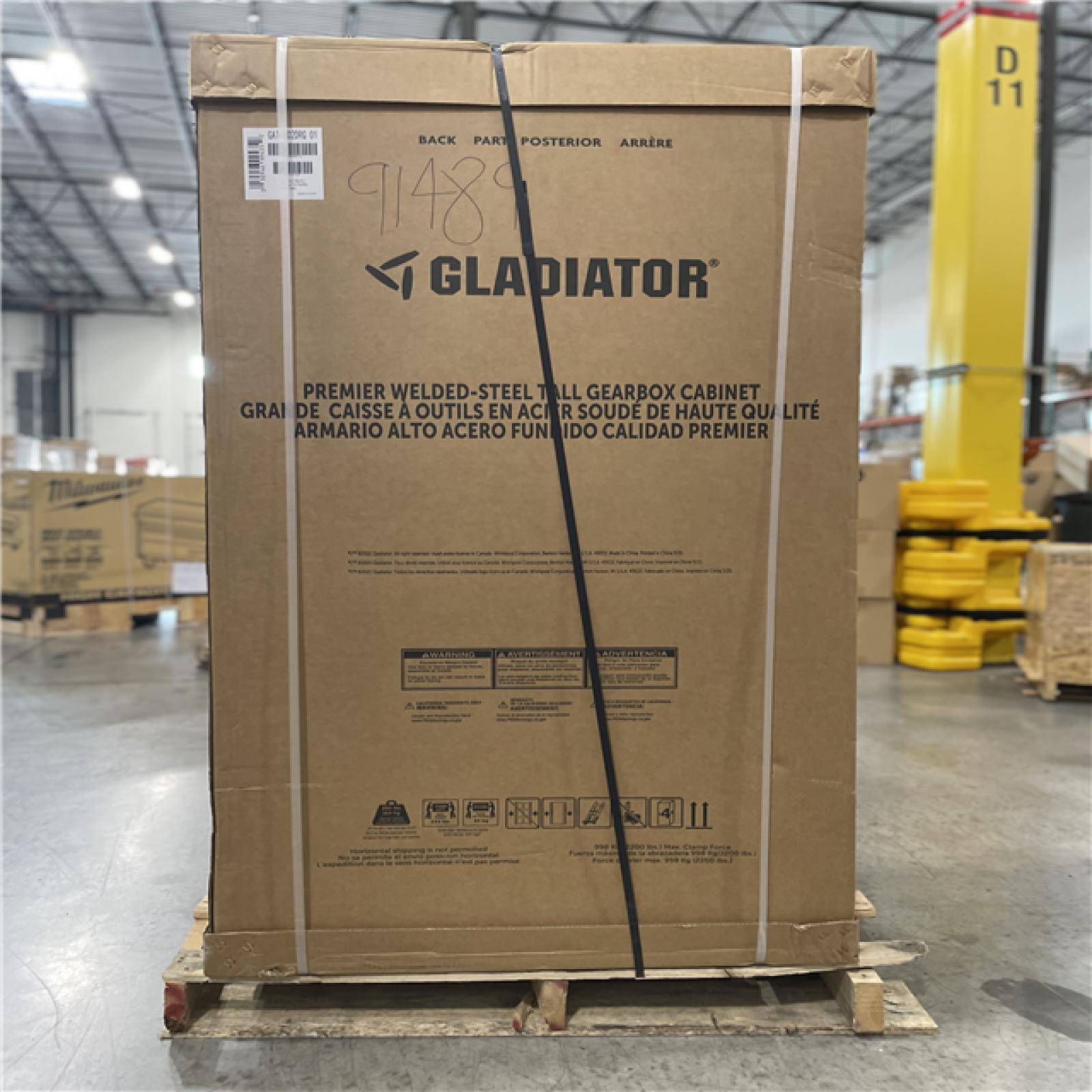 DALLAS LOCATION- AS-IS Gladiator Premier Series Steel Freestanding Garage Cabinet (30 in. W x 65 in. H x 18 in. D)
