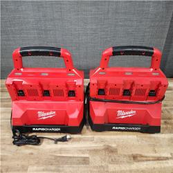 HOUSTON LOCATION - AS - IS MILWAUKEE BATTERY CHARGER PACK QTY - 2