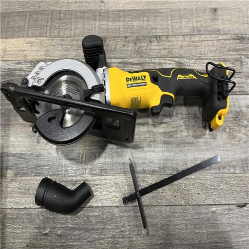 AS-IS DEWALT ATOMIC 20V MAX Cordless Brushless 4-1/2 in. Circular Saw (Tool Only)