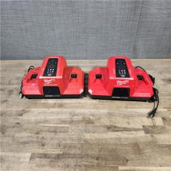 HOUSTON LOCATION - AS-IS MILWAUKEE BATTERY CHARGER PACK QTY - 2