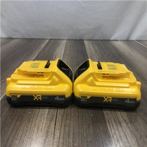 AS-IS DEWALT 20V MAX XR Lithium-Ion 4.0 Ah Battery Packs (2-Pack)