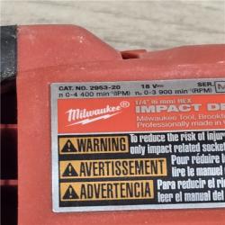 AS-IS Milwaukee 2953-20 18V Cordless 1/4 Hex Impact Driver (Tool-Only)