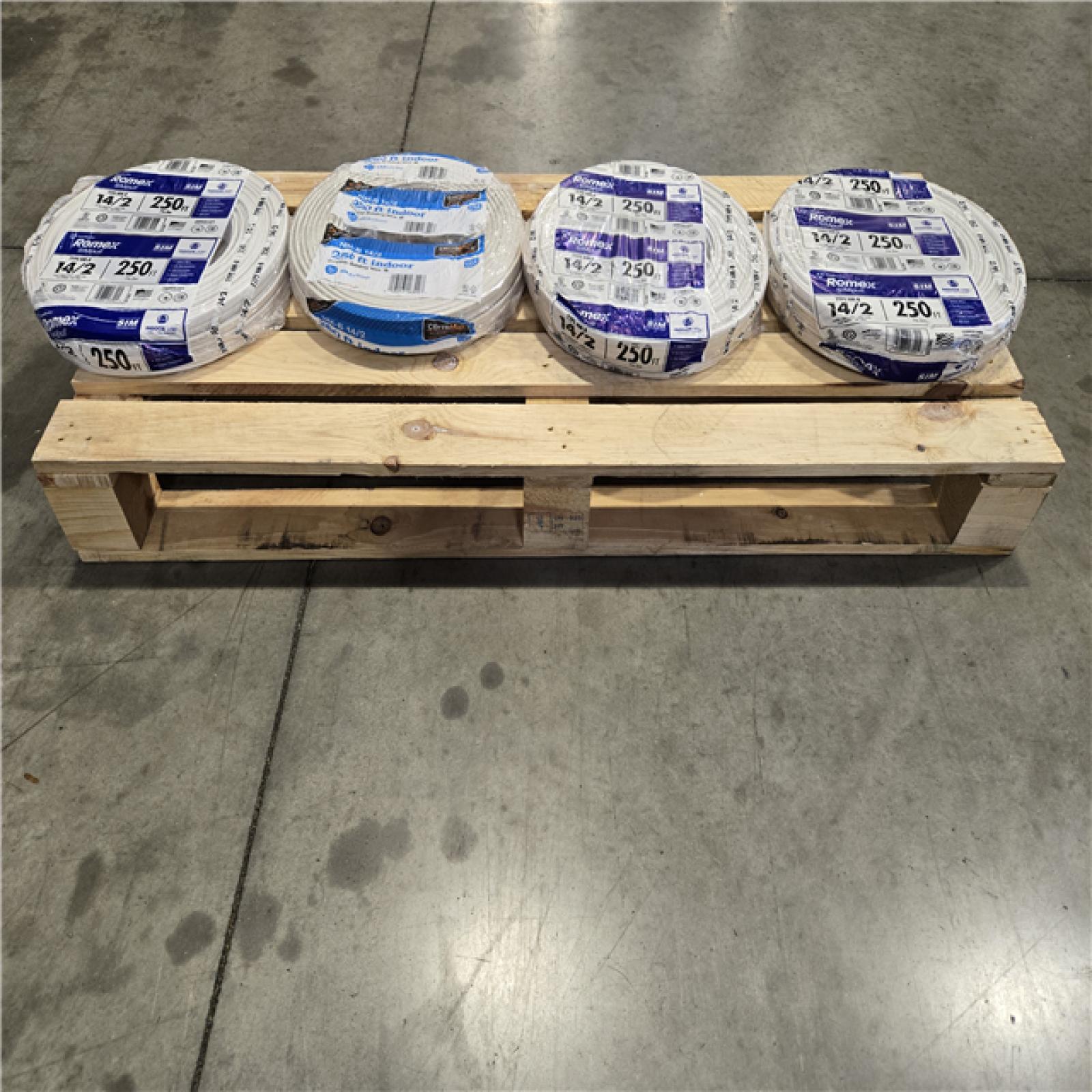 DALLAS LOCATION- NEW!- MIXED WIRE PALLET (4 UNITS)