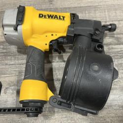 AS-IS DEWALT Pneumatic 15-Degree Coil Corded Siding Nailer