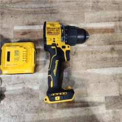 HOUSTON LOCATION - AS - IS DEWALT ATOMIC 20V Lithium-Ion Cordless 1/2 in. Hammer Drill Kit