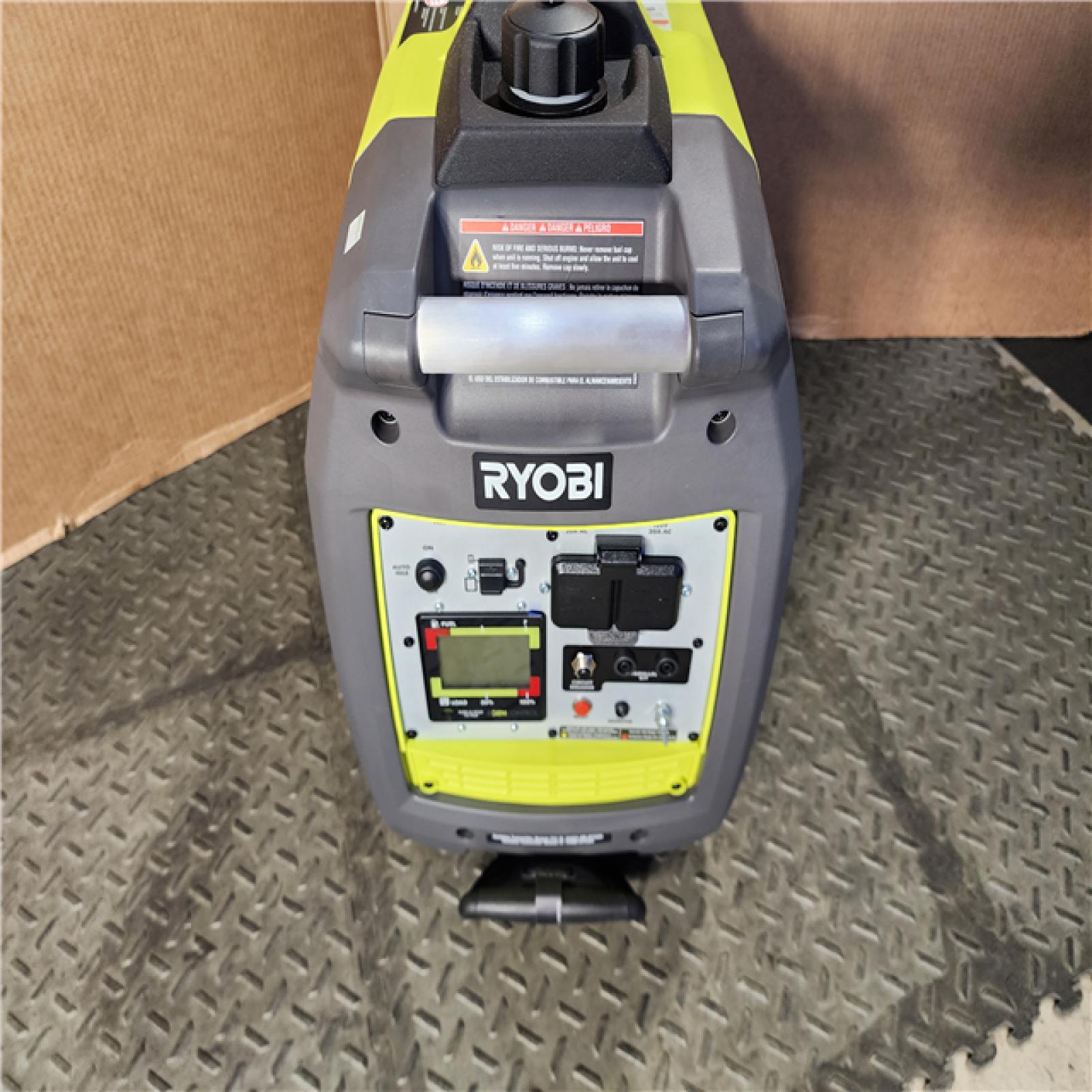 HOUSTON LOCATION - AS-IS RYOBI 2,300-Watt Recoil Start Bluetooth Super Quiet Gasoline Powered Digital Inverter Generator with CO Shutdown Sensor