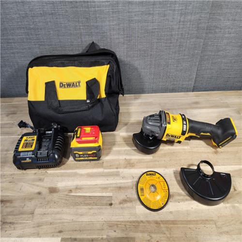 HOUSTON LOCATION - AS-IS DeWalt FLEXVOLT 60V Cordless 4-1/2 to 6 in. Grinder Kit (Battery & Charger)