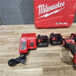 HOUSTON LOCATION - AS - IS Milwaukee FUEL 18V Lithium-Ion Brushless Cordless Hammer Drill and Impact Driver Combo Kit
