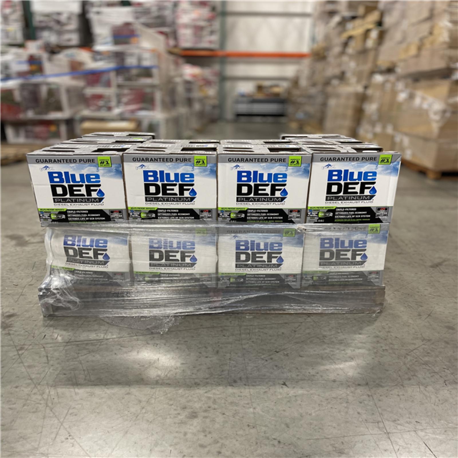 DALLAS LOCATION- NEW!- BLUE DEF PLATINUM PALLET (30 UNITS)