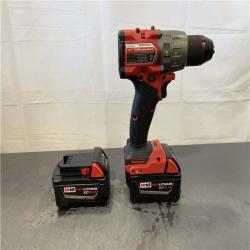 AS-IS - Milwaukee M18 FUEL 18V Lithium-Ion Brushless Cordless 1/2 in. Hammer Drill Driver Kit