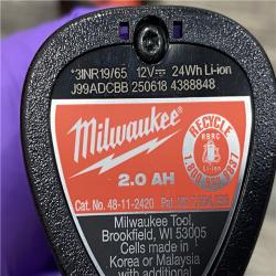 AS-IS Milwaukee FUEL 12-Volt Lithium-Ion Brushless Cordless 1/4 in. Hex Impact Driver Compact Kit