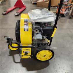 Dallas Location - As-Is Champion Power Equipment 160 MPH 1300 CFM 224 cc Walk-Behind Gas Leaf Blower with Swivel Front Wheel and 90-Degree Flow Diverter