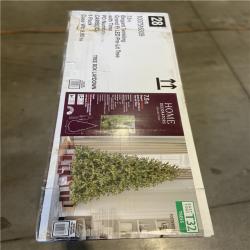 NEW! - Home Decorators Collection 7.5 ft. Elegant Twinkling Grand Fir LED Pre-Lit Artificial Christmas Tree with Timer T32