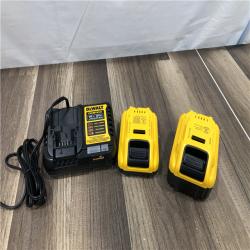 AS-IS DEWALT 20V MAX Lithium-Ion 6.0Ah and 4.0Ah Battery and Charger Starter Kit