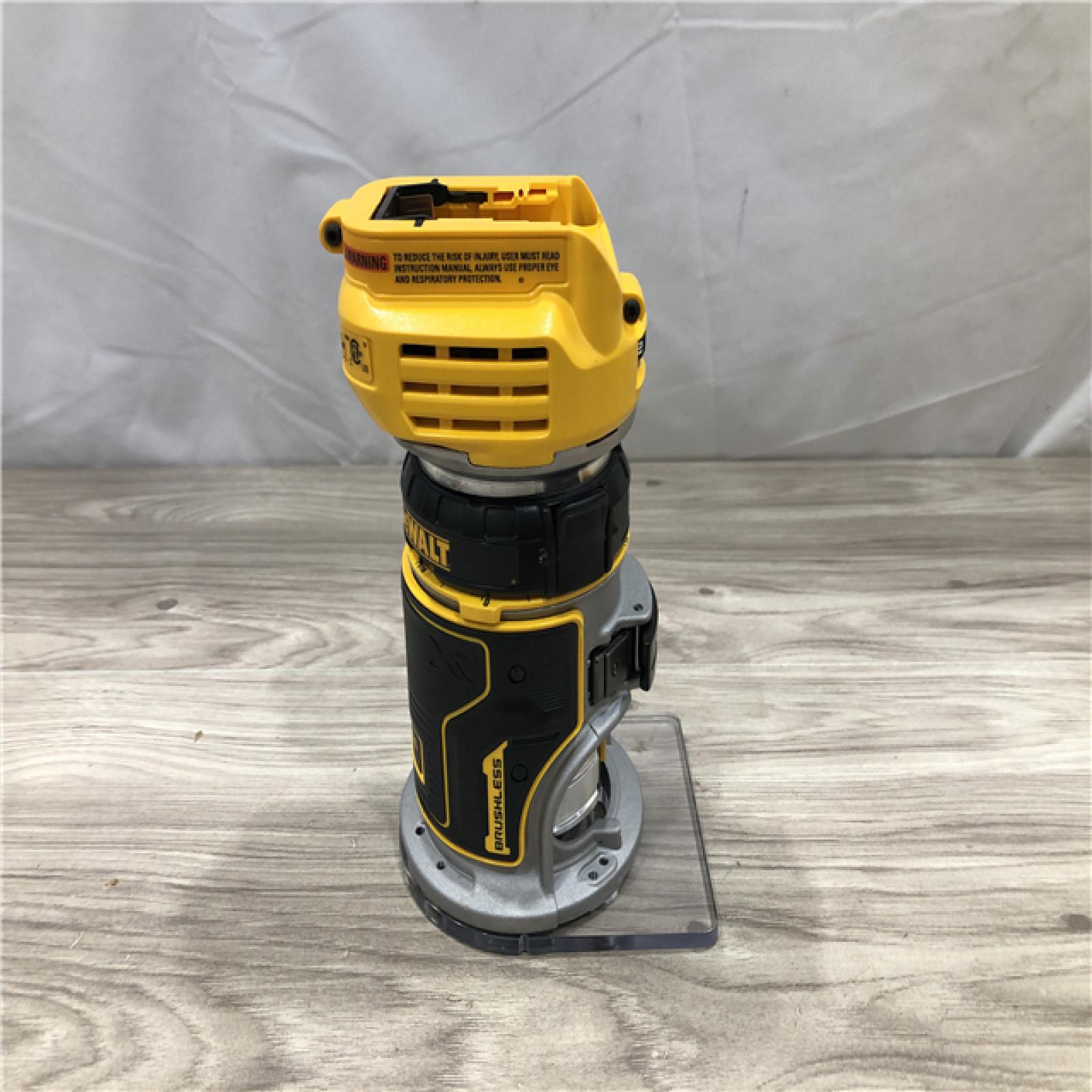 AS-IS DEWALT 20V MAX XR Cordless Fixed Base Compact Router (Tool Only)