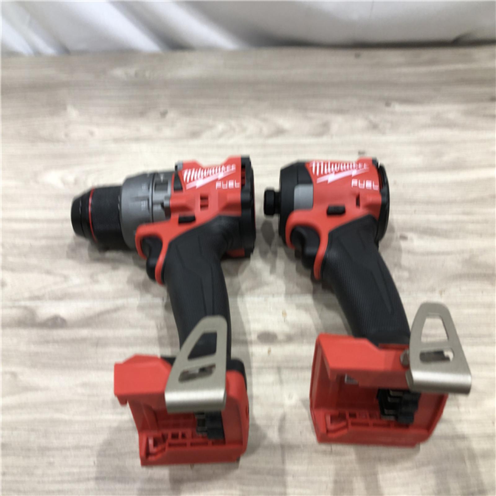 AS-IS Milwaukee FUEL 18V Lithium-Ion Cordless Hammer Drill and Impact Driver Combo Kit