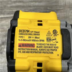 AS-IS DEWALT Atomic 20V Lithium-Ion Cordless Compact 1/2 in. Drill/Driver Kit
