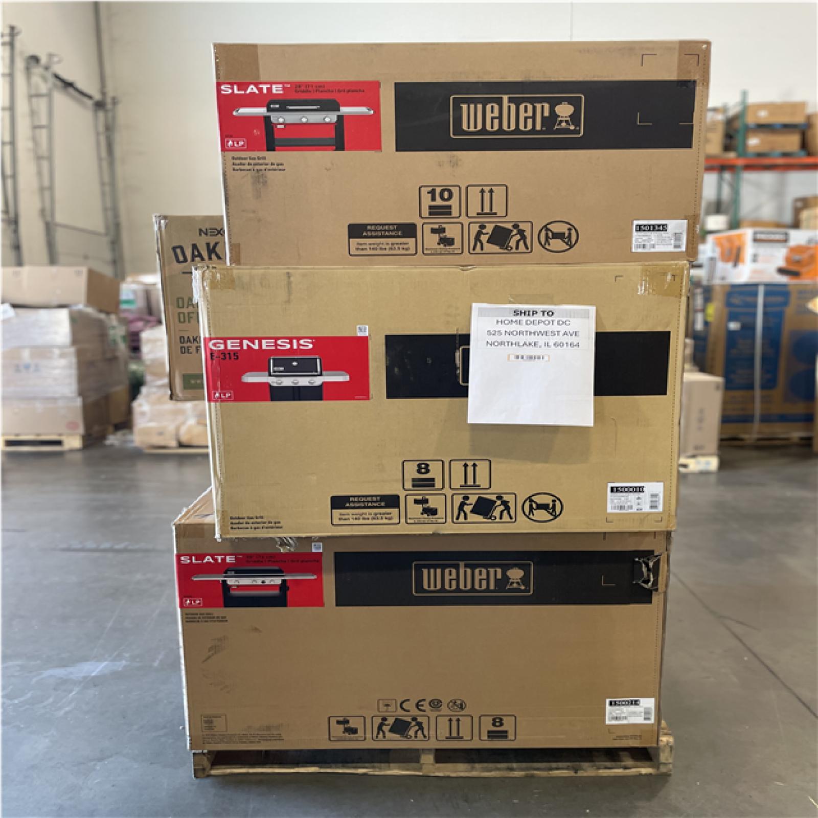 DALLAS LOCATION- AS-IS ASSORTED GRILL PALLET