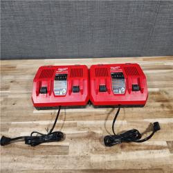 HOUSTON LOCATION - AS-IS MILWAUKEE BATTERY CHARGER PACK QTY - 2