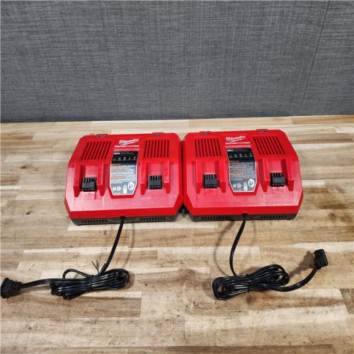 HOUSTON LOCATION - AS-IS MILWAUKEE BATTERY CHARGER PACK QTY - 2