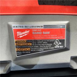 HOUSTON LOCATION - AS-IS M18 MILWAUKEE DEEP CUT BAND SAW (TOOL ONLY)
