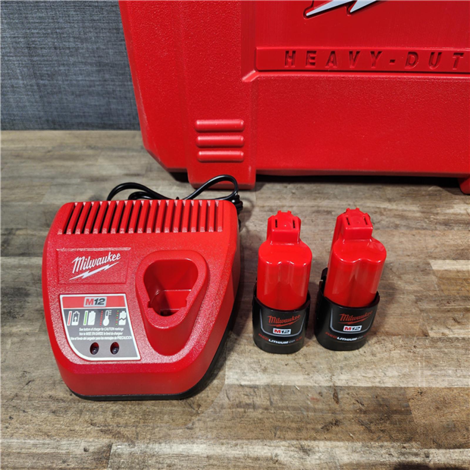HOUSTON LOCATION - AS-IS (APPEARS LIKE NEW) M12 12-Volt Lithium-Ion Force Logic Cordless Press Tool Kit (3 Jaws Included) with Two 1.5 Ah Battery and Hard Case