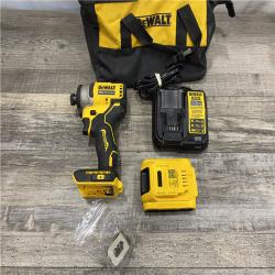 AS-IS DEWALT Atomic 20V Max Lithium-Ion Brushless Cordless Compact 1/4 in. Impact Driver Kit