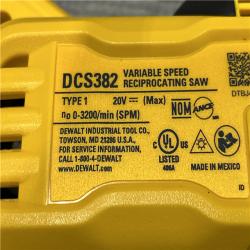AS-IS DEWALT 20V MAX Cordless Brushless Reciprocating Saw (Tool Only)