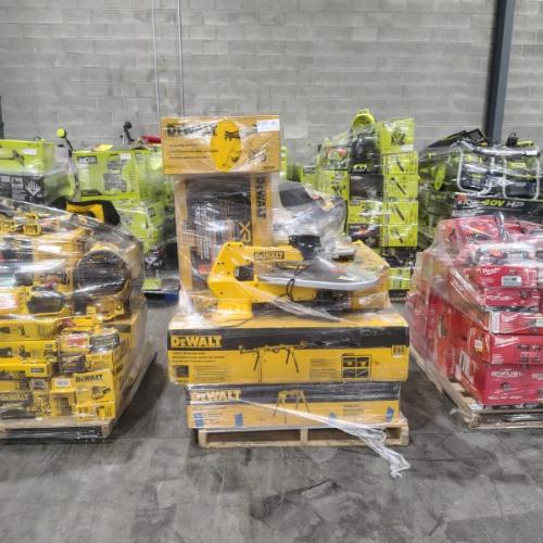 Pittston Location As-Is Power Tools Partial Truckload (13 Pallets) 8305-A