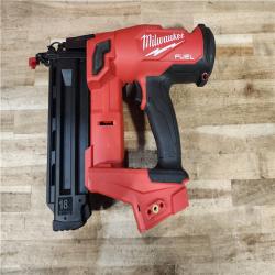 HOUSTON LOCATION - AS-IS Milwaukee FUEL 18-Volt Lithium-Ion Brushless Cordless Gen II 18-Gauge Brad Nailer (Tool-Only)