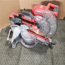 HOUSTON LOCATION - AS-IS Milwaukee M18 FUEL Brushless Cordless 10 in. Dual Bevel Sliding Compound Miter Saw (Tool-Only)