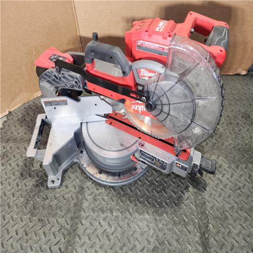 HOUSTON LOCATION - AS-IS Milwaukee M18 FUEL Brushless Cordless 10 in. Dual Bevel Sliding Compound Miter Saw (Tool-Only)