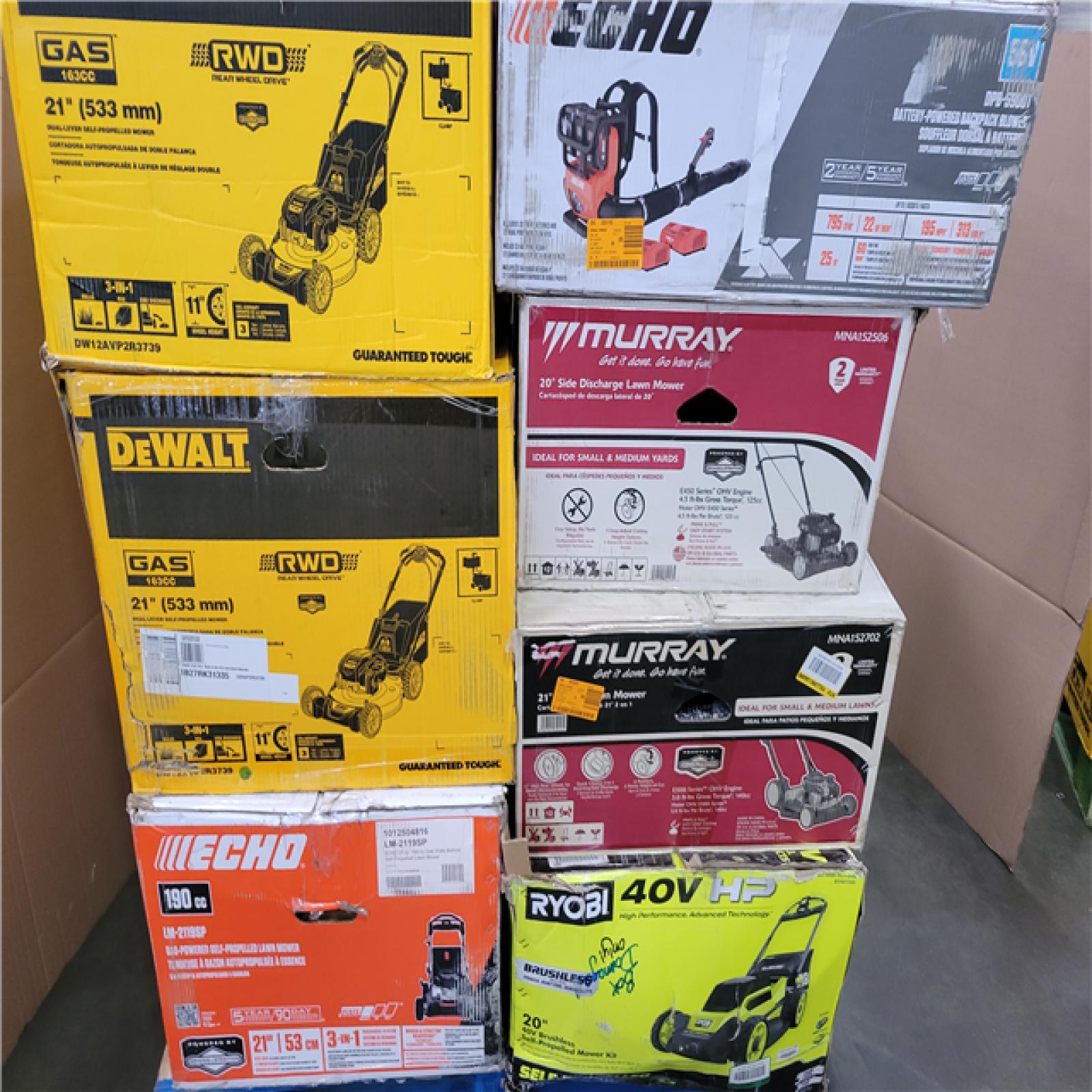 CALIFORNIA AS-IS OUTDOOR POWER EQUIPMENT