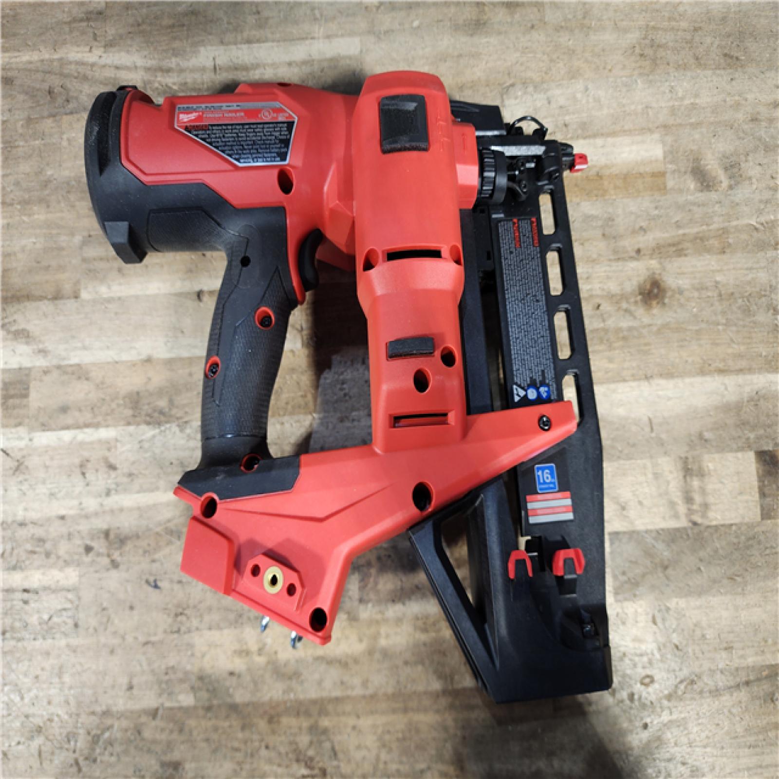 HOUSTON LOCATION - AS-IS Milwaukee FUEL 18-Volt Lithium-Ion Brushless Cordless Gen ll 16-Gauge Straight Finish Nailer (Tool Only)