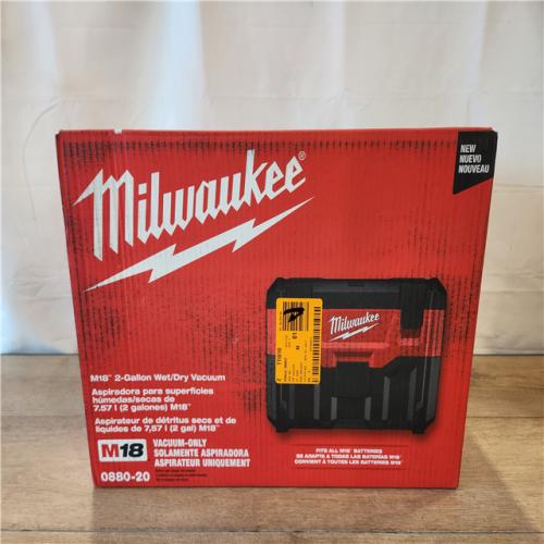 AS-IS- Milwaukee 18-Volt 2 Gal. Lithium-Ion Cordless Wet/Dry Vacuum (Vacuum-Only)
