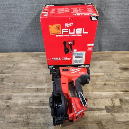 HOUSTON LOCATION - AS-IS Milwaukee M18 FUEL 18-Volt Lithium-Ion Brushless Cordless Coil Roofing Nailer (Tool Only)