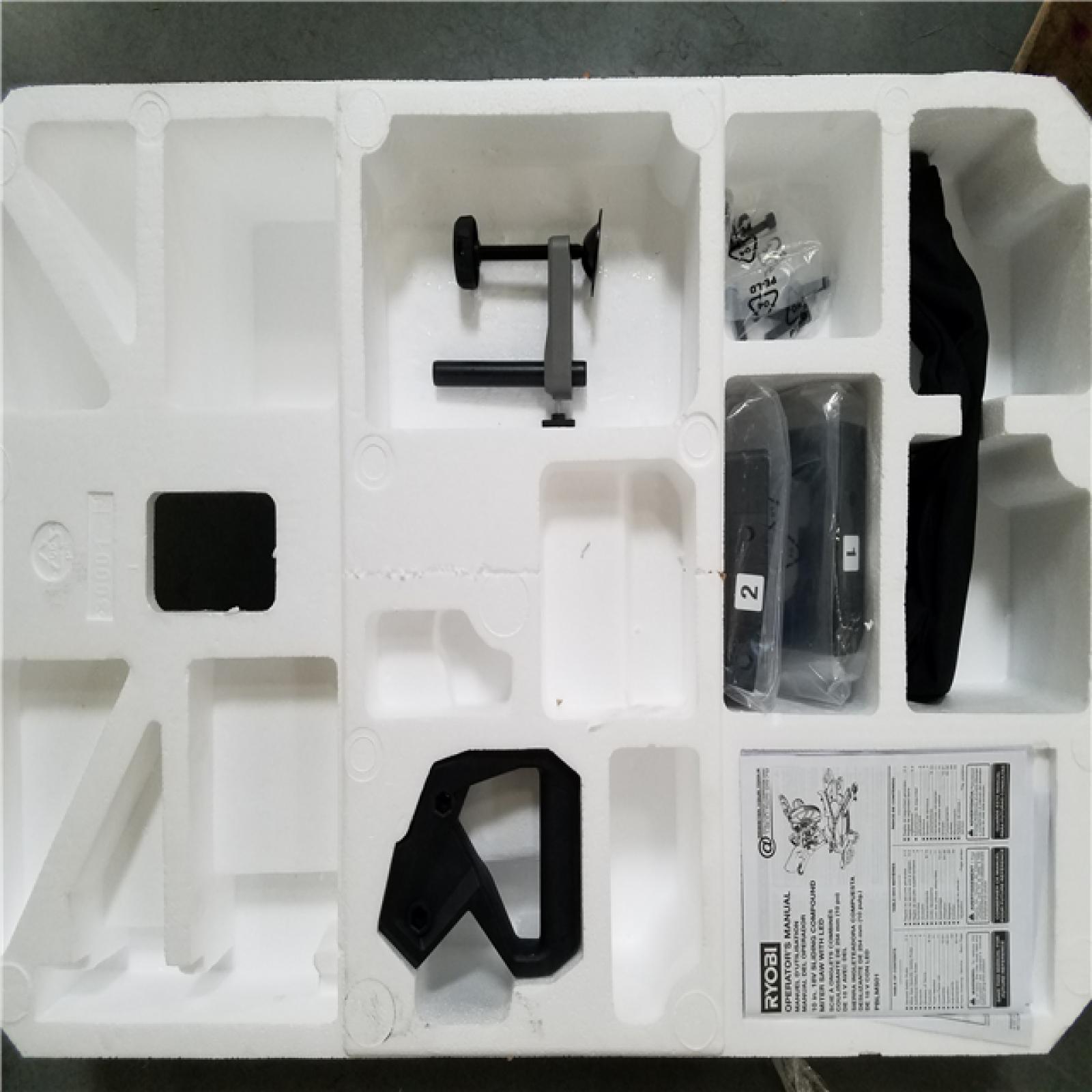 California NEW Ryobi One+ 18V Brushless 10 Sliding Compound Miter Saw Kit