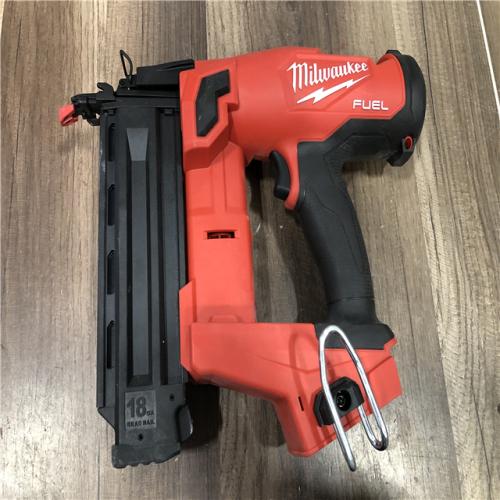 AS-IS Milwaukee FUEL 18-Volt Lithium-Ion Brushless Cordless Gen II 18-Gauge Brad Nailer (Tool-Only)