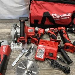 AS-IS Milwaukee 18-Volt Lithium-Ion Cordless (6-Tool) Combo Kit
