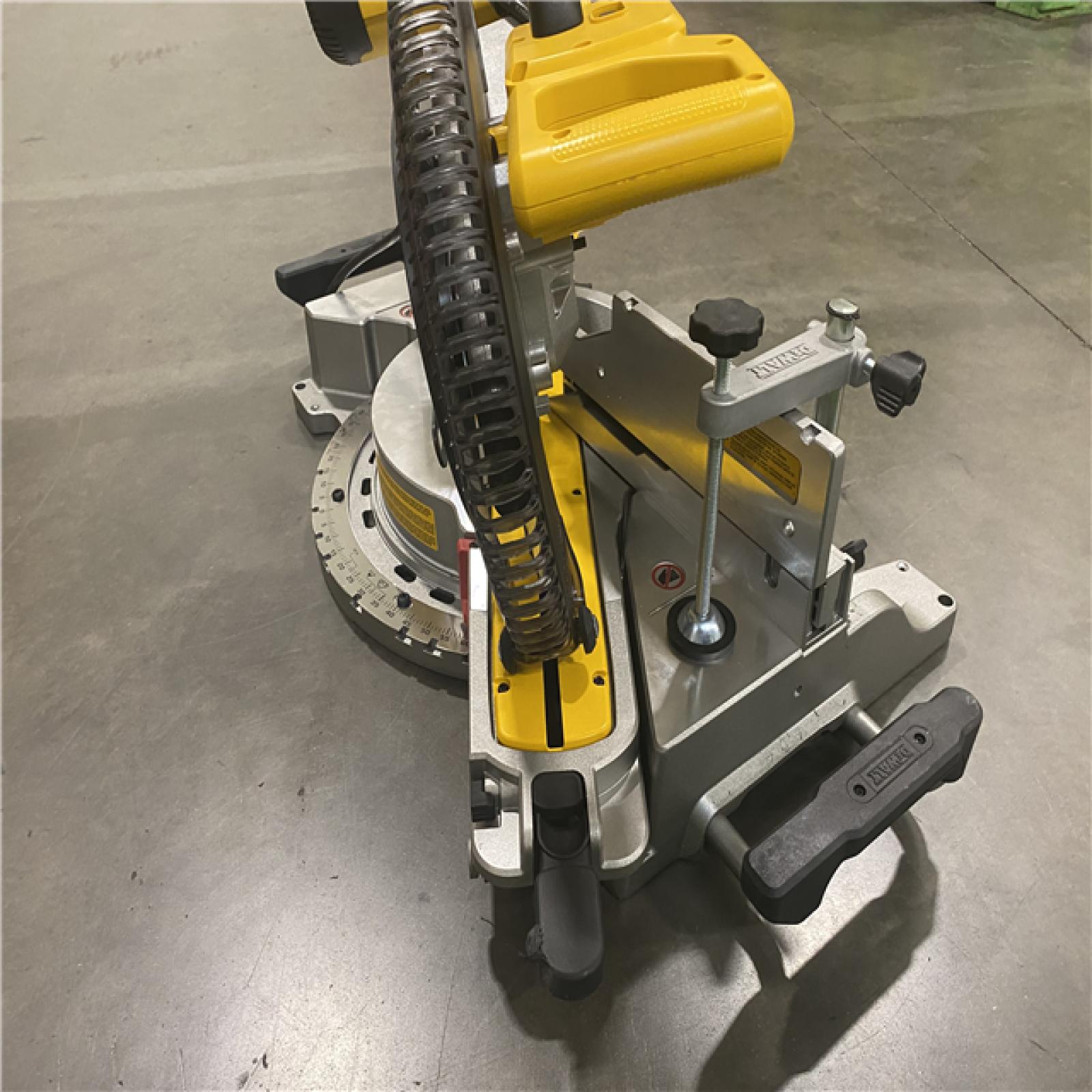 As-Is- DEWALT 12 Double Bevel Sliding Compound Miter Saw