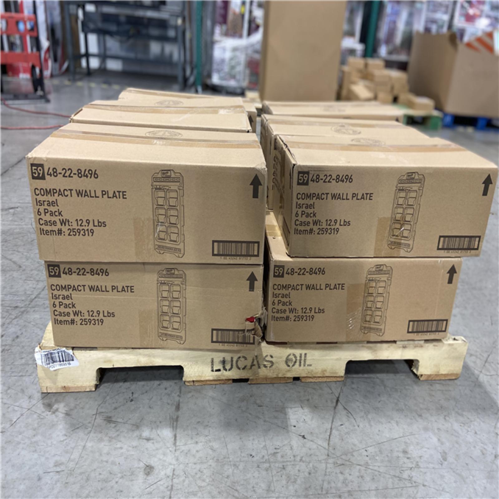 DALLAS LOCATION - Milwaukee 20 in. x 10.25 in. Wall Plate in Black - 72 UNITS