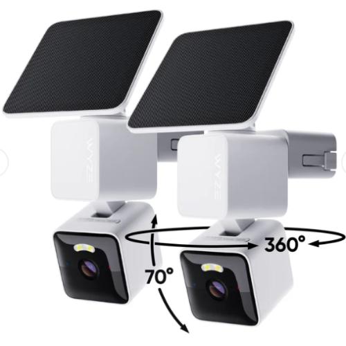 NEW! - Wyze Solar Cam Pan Security Camera (8 UNITS)