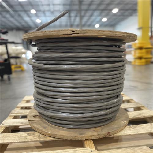 DALLAS LOCATION- AS-IS SOUTHWIRE 500 ft. 3-3-3-5 Gray Standed CU SER COPPER Cable