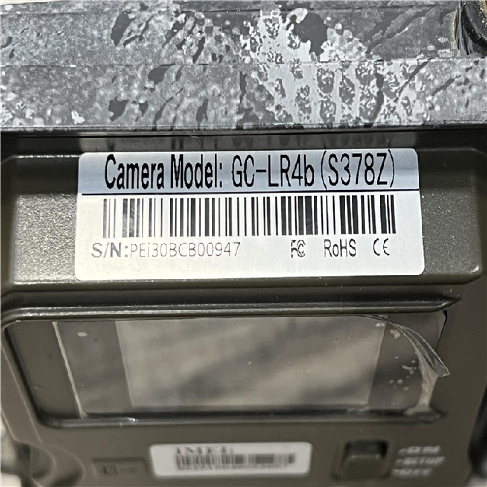 AS-IS Spartan Camera Trail Cameras Gocam 4G/LTE BlackoutPhoto/Video Transmit Camo GCLR4b Model: GC-LR4B