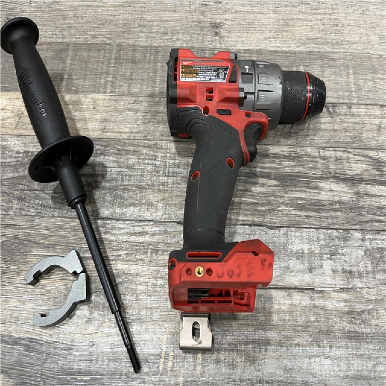 AS-IS Milwaukee FUEL 18V Lithium-Ion Brushless Cordless 1/2 in. Hammer Drill/Driver (Tool-Only)