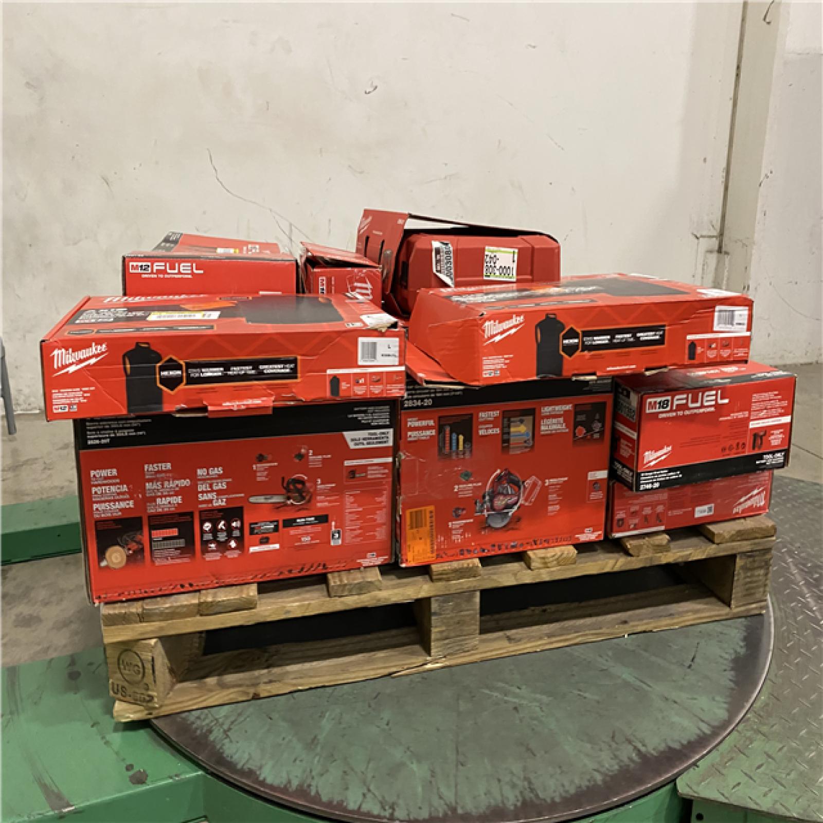 Dallas Location - As-Is MILWAUKEE Tool Pallet