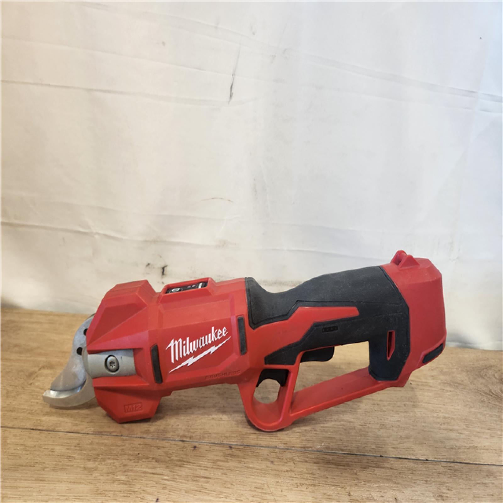 AS-IS- Milwaukee 12V Cordless Brushless Pruner Shears (Tool Only)