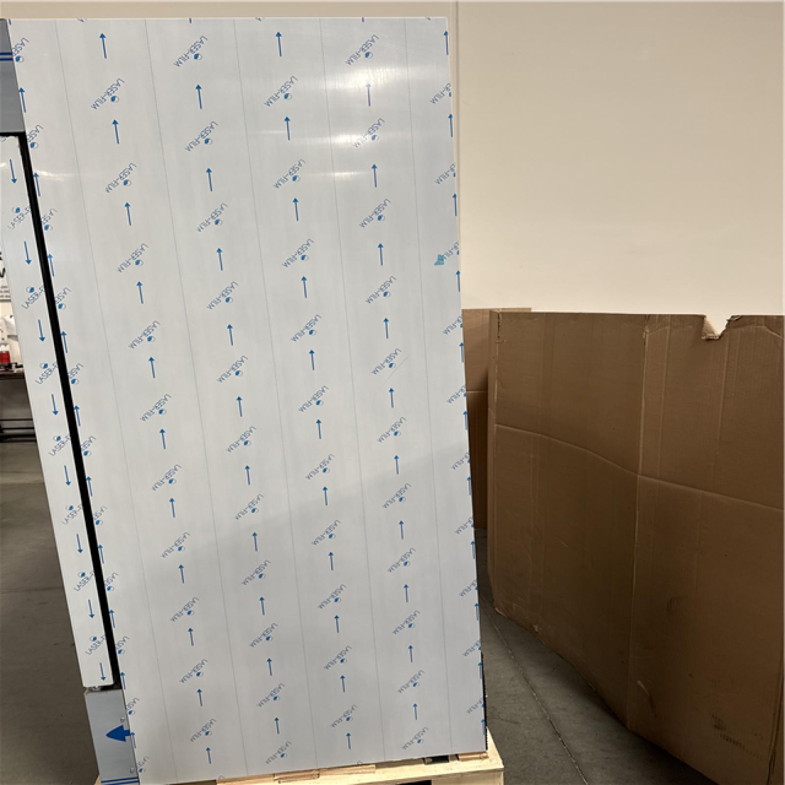 California AS-IS ORIKOOL 54 Commercial Reach-In Feezer in Stainless Steel  2 Solid Doors; Model #ST54BR (Dent on unit)