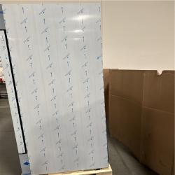 California AS-IS ORIKOOL 54 Commercial Reach-In Feezer in Stainless Steel  2 Solid Doors; Model #ST54BR (Dent on unit)