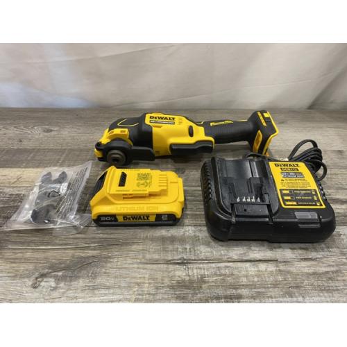 AS-IS DEWALT ATOMIC 20V MAX Cordless Brushless Oscillating Multi Tool Kit
